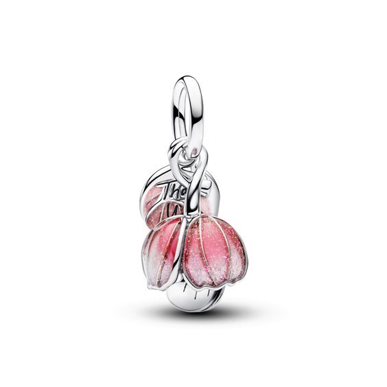 Charm Pandora Donna Nature and Celestial in Argento Cristallo artificiale 764453C01 - 764453C01